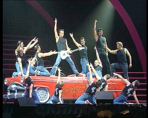 GREASE gjestet Oslo SPektrum høsten 2004.